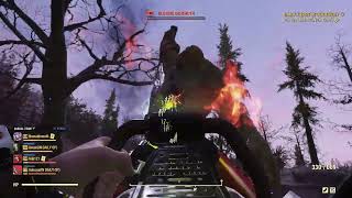 Fallout 76  Explosive Ultracite Gatling Laser [upl. by Oiracam796]