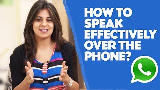 How to speak effectively over the phone  English lesson  Telephone skills [upl. by Maitland]