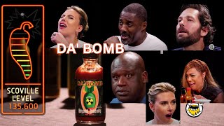 Hot Ones quotDa Bombquot Best Celebrity Reactions  Part 2 [upl. by Haran]