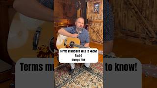 Guitar instructor’s “terms every musician NEEDS to know” Part 4 sharpflat musicterms [upl. by Latnahs367]