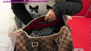 ❤ MY NEW LOUIS VUITTON SPEEDY 35 DAMIER EBENE [upl. by Olaf469]