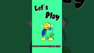 Recorder Song for Kids The G Note Rap [upl. by Rexford807]