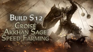 Diablo 3 Build Croisé Akkhan Sage Speed Farming Tourment 13 [upl. by Tabor]