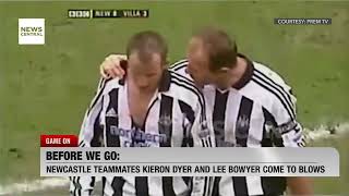 Newcastle Teammates Lee Bowyer and Kieran Dyer Come to Blows 19 Years Ago [upl. by Gracye]