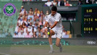 Novak Djokovic vs Roger Federer Wimbledon 2019 final highlights [upl. by Stockmon]