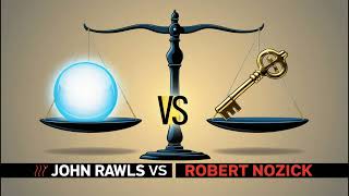 John Rawls VS Robert Nozick  Theories of Justice Explained [upl. by Schalles]