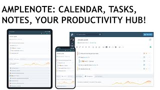 Amplenote Calendar Tasks Notes Your Productivity Hub [upl. by Halian179]