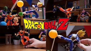 Dragon Ball  An Original Anime of Vegeta and Goku Stop Motion [upl. by Aicirtel]