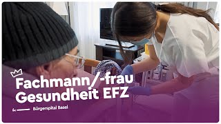 Hilf deinen Mitmenschen als Fachmannfrau Gesundheit EFZ  Lehrstellenvideo  Yousty [upl. by Alimak]