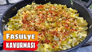 TAZE FASULYE KAVURMASI TARİFİ 🔔 YUMURTALI YEŞİL FASÜLYE NASIL YAPILIR [upl. by Beacham428]