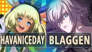 GBVSR 🔥Havaniceday Vikala Vs Blaggen Lucilius🔥  High Level Gameplay [upl. by Tesil]