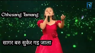 सागर बरु सुकेर गइजाला Sagar Baru Sukera Gaii Jala 🏞️thevoice kids chhesang tamang [upl. by Ahsiuqel]