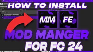 How To Install FIFA Mod Manager and Mod Editor For FC 24 [upl. by Zulch198]