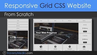 Build a Responsive Grid CSS Website Layout From Scratch [upl. by Iridissa]