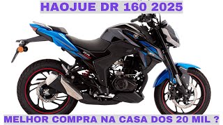 Haojue DR 160 Moto Econômica e Esportiva por R 20 Mil [upl. by Anitsuga522]