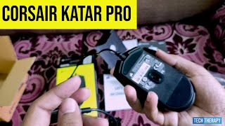 Corsair Katar Pro UltraLight Gaming Mouse UNBOX [upl. by Eilujna]