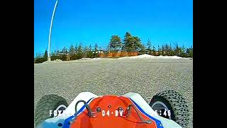 Losi Tenacity DB Pro FPV Drivers View With Crash [upl. by Amice]