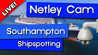 Netley Cam  Southampton Water Shipspotting NCSC Netley Cliff Sailing Club Cruise Tanker Ships [upl. by Nemrac]