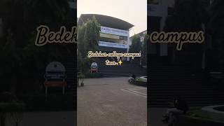 bedekar college 👩‍🎓✨ campus campuslife campustour college life peace thane tmc morning [upl. by Kaye]