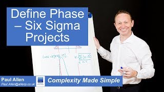 Define Phase  Six Sigma Projects [upl. by Aittam]