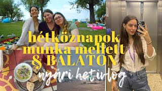 BALATON amp HÉTKÖZNAPOK  NYÁRI HETIVLOG [upl. by Grindlay739]