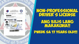 PAANO KUMUHA NG NONPROFESSIONAL DRIVERS LICENSE  2022 UPDATED STEP BY STEP GUIDE  LTO NPDL [upl. by Oram]