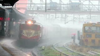 16 in 1 Trains One Amazing Rainy Day  Unique Coverage  Trains in Cool Rain  Indian Railways [upl. by Asiuqram]