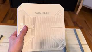 Wavlink ax1800 outdoor wifi ranger extender unboxing [upl. by Nnalyrehc]