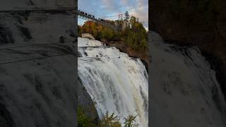 montmorency falls quebeccity canada travel autumn [upl. by Bergman]