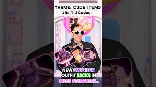 NEW CODE Item OUTFIT HACKS In DRESS TO IMPRESS… 😱👀😍 roblox robloxshorts robloxgames [upl. by Fates]