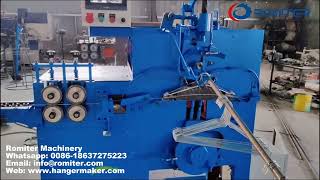 PLC Type Clothes Wire Hanger Making Machine [upl. by Gnilyarg]