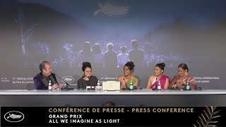 GRAND PRIX – Press Conference – PALMARES – English – Cannes 2024 [upl. by Bowrah791]