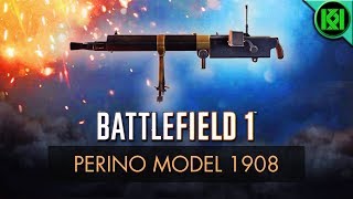 Battlefield 1 Perino Model 1908 Review Weapon Guide  BF1 DLC Weapons  BF1 PS4 Gameplay [upl. by Mcevoy620]