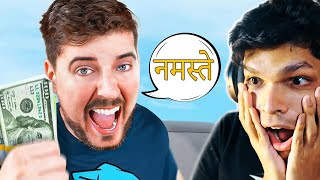 MrBeast spoke to me in HINDI [upl. by Dragde]