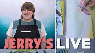 Jerrys LIVE Episode JL342 Impressionistic Watercolor Pencils [upl. by Brockie440]