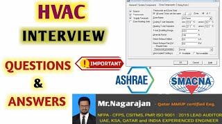 HVAC Important Interview Questions and Answers l Must Watch Video for Job l Gulf Job Questions [upl. by Colver14]