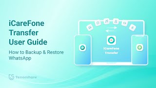 iCareFone WhatsApp Transfer  How to Backup amp Restore WhatsApp [upl. by Nemzzaj767]