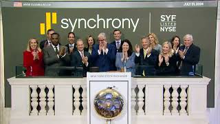 Synchrony NYSE SYF Rings The Closing Bell® [upl. by Frayda]