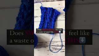 How to swatch so you dont waste your yarn or time [upl. by Zinck]