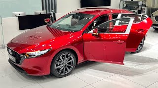 New MAZDA 3 Red Color 2024  FIRST LOOK  Exterior and Interior [upl. by Scrope]