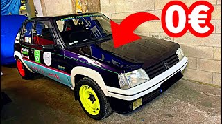 PEUGEOT 205  Transformer une épave pour 0€ [upl. by Anilatac]