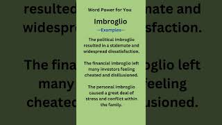 Imbroglio [upl. by Akiehsat]