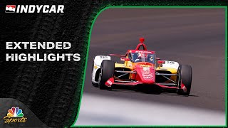 IndyCar Series EXTENDED HIGHLIGHTS 108th Indy 500 Top 12 Last Chance Practice  Motorsports on NBC [upl. by Durward]