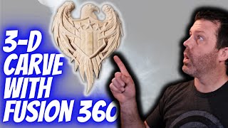 CNC Carving with the Fusion360 Free License [upl. by Harvey579]