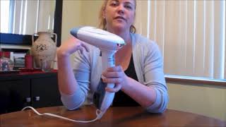 Conair Extreme Steam and Turbo Extreme steam handheld steamers blogger review [upl. by Leinaj879]