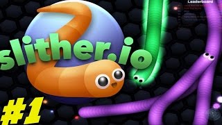 Slitherio Gameplay 1 [upl. by Jana]