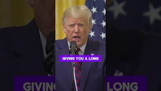 President Trump HUMILIATES Arrogant Reporter for Asking This Dumb Question 🔥😎 shorts [upl. by Portugal590]