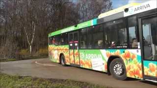 Arriva bussen bij de Keukenhof  HD [upl. by Retsof219]