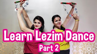 Lezim Dance For Beginners  Learn Dance For Beginners  Indian Traditional Folk Dance Steps Tutorial [upl. by Ilajna353]