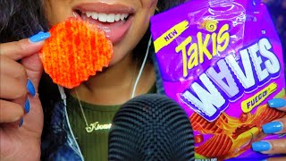 ASMR  New Takis Chips 🔥  Takis Waves  Crunchy Eating Sounds [upl. by Conant]